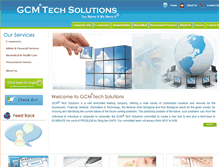 Tablet Screenshot of gcmtechsolutions.com